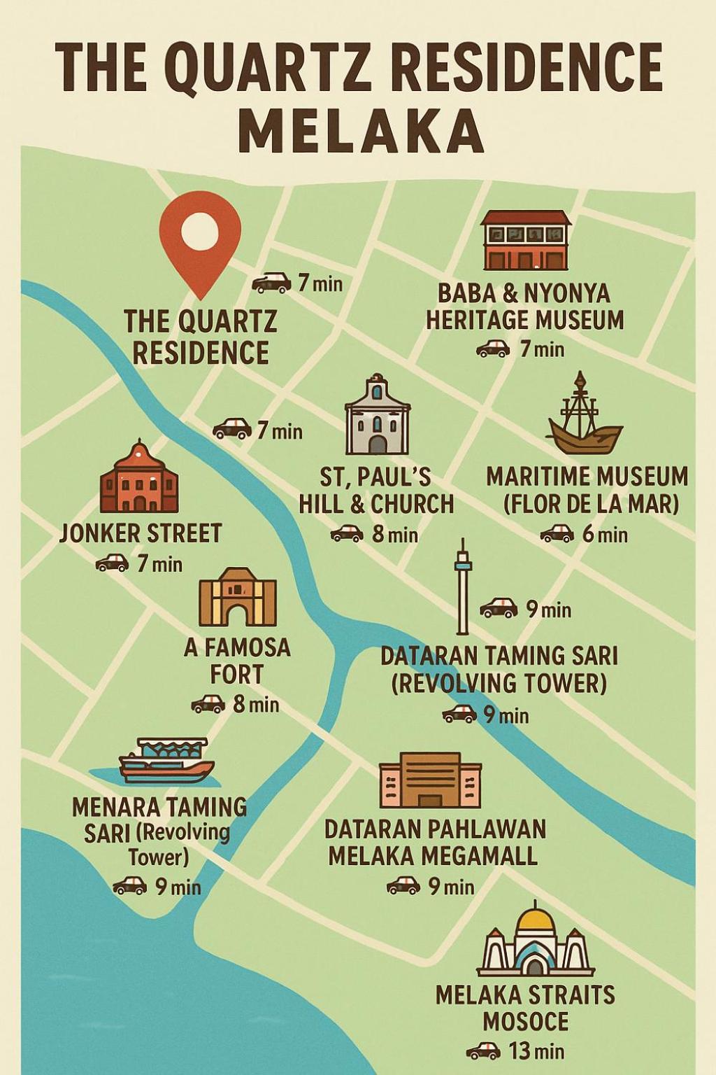 Quartz Paragon Suites Melaka By Ggm Eksteriør billede